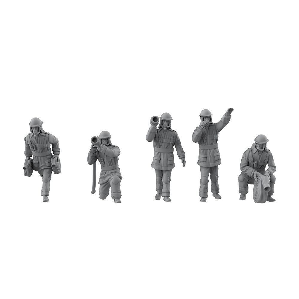 Yao's Studio LYT344 Firefighter Rescue Team HO/OO/Z/N/TT Railroad Miniature Accessory Display Props — detail view 2
