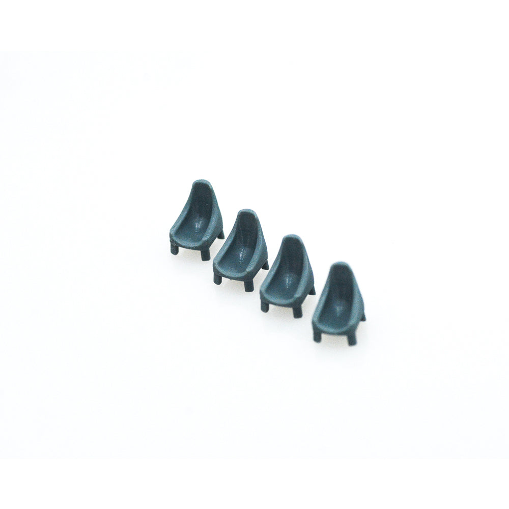 Yao's Studio LYT395 Beach Lounge Chair HO/OO/Z/N/TT Railroad Miniature Accessory Display Props — scale model kit