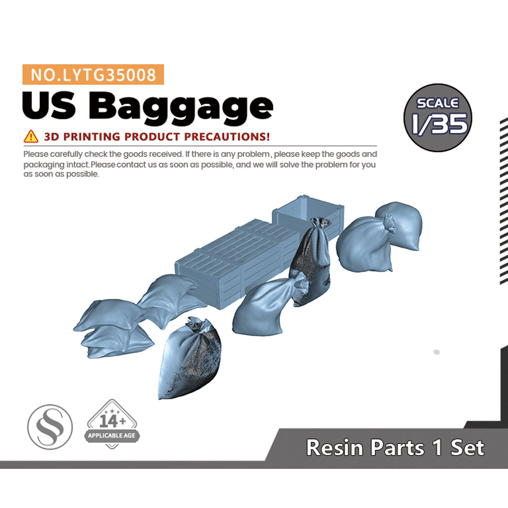 Yao's Studio LYTG008 1/35(48,72,144) Model Upgrade Parts US Tank Baggage Main image