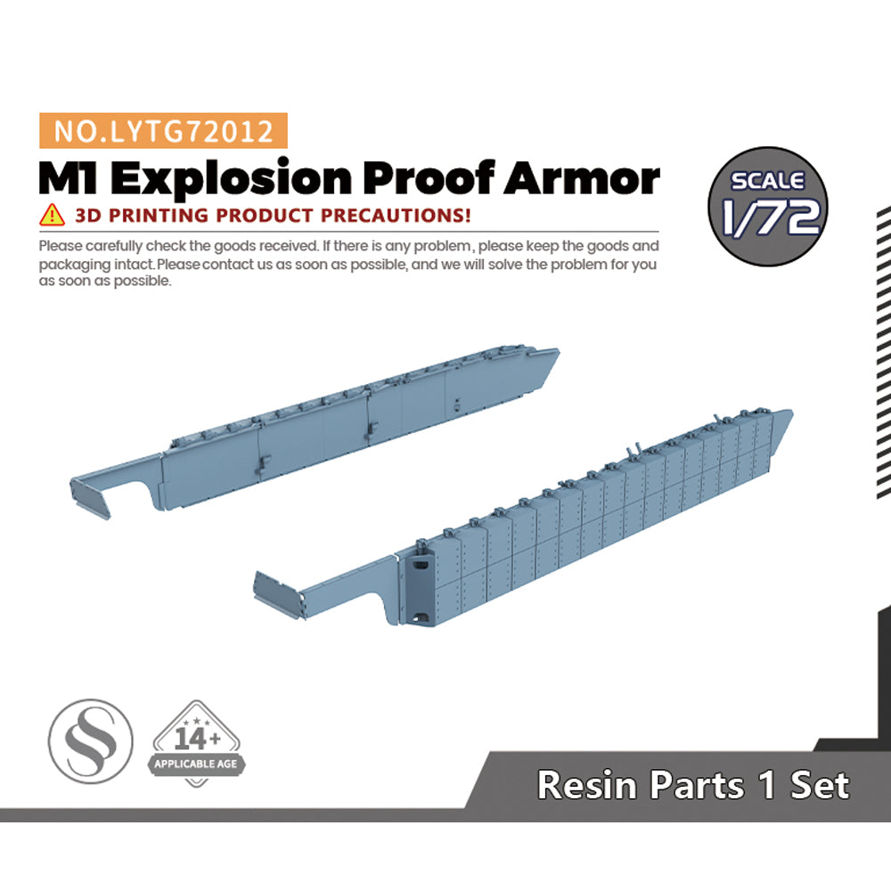 Yao's Studio LYTG012 Model Upgrade Parts M1 Explosion Proof Armor — scale model kit
