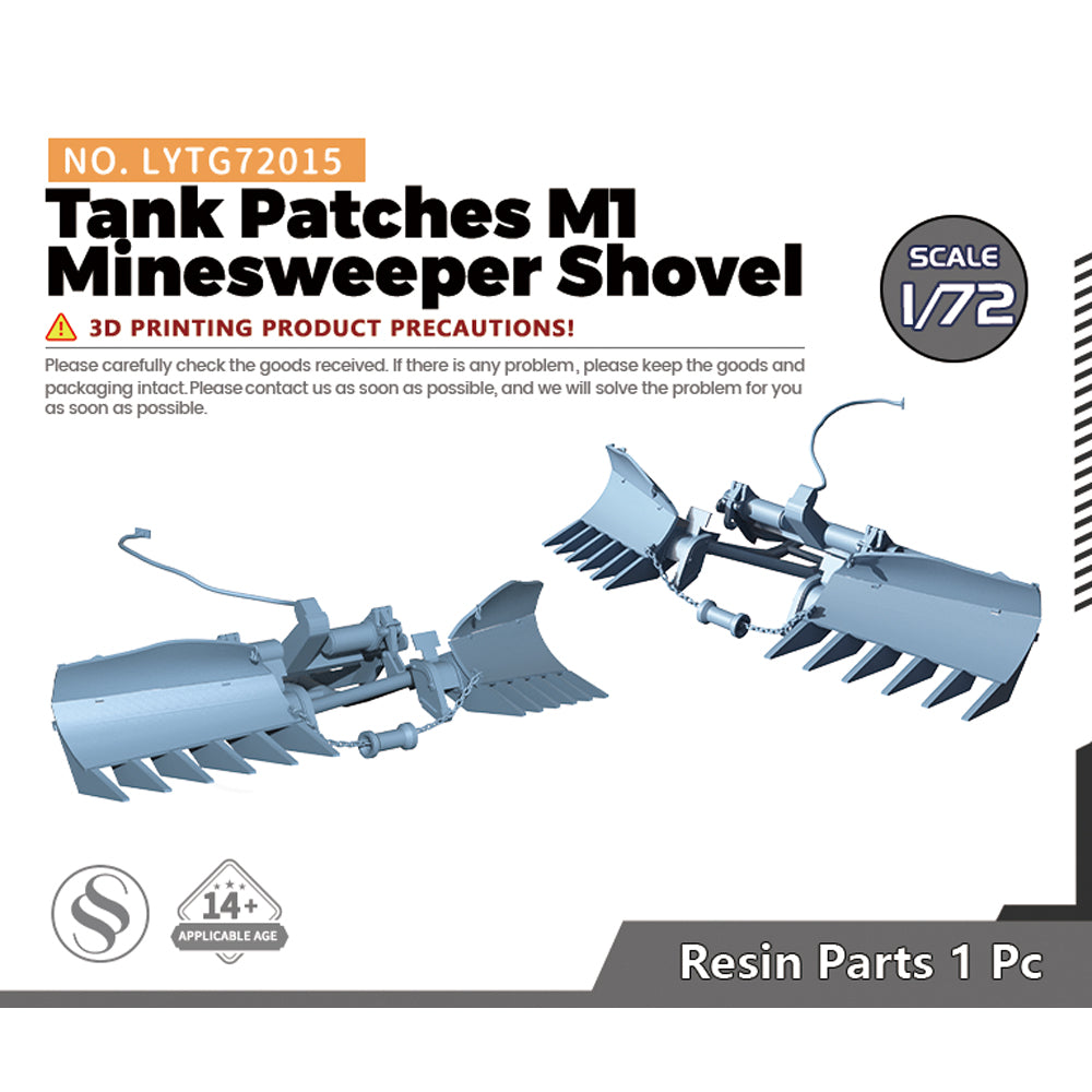 Yao's Studio LYTG015 Tank Patches M1 Minesweeper Shovel Main image