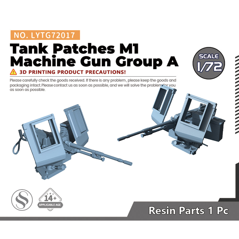 Yao's Studio LYTG017 1/35(48,72,144) Model Upgrade Parts US M1 Tank M240 7.62 Machine Gun