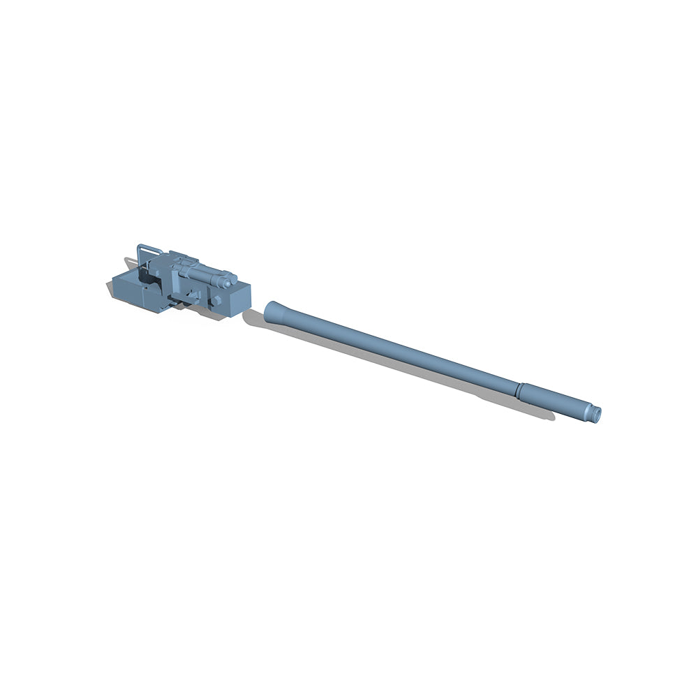 Yao's Studio LYTG027 1/35(48,72,144) Model Upgrade Parts Soviet D-10T2S Gun For T-55 Tank TYPE 1 — detail view 2