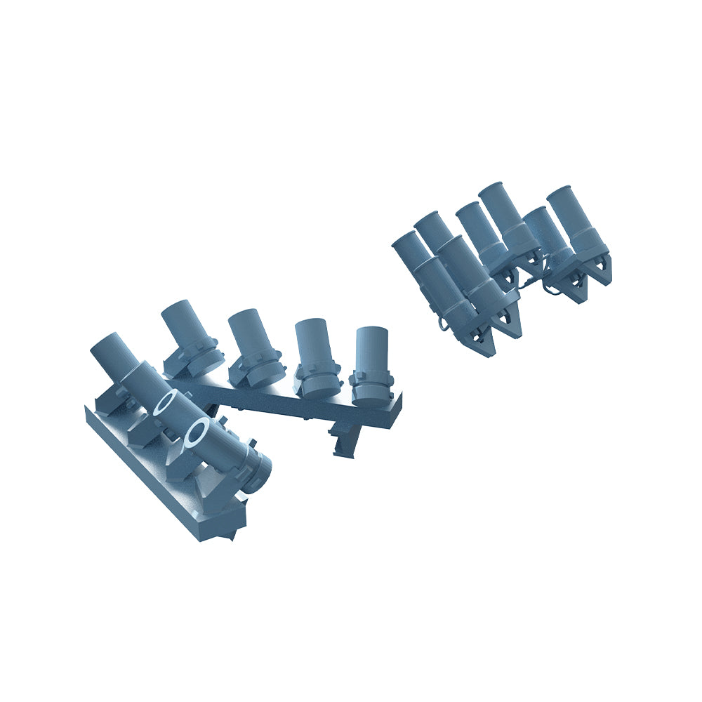 Yao's Studio LYTG032 1/35(48,72,144) Model Upgrade Parts Soviet T-55 Smoke Grenade Launchers/Smoke Grenades — detail view 2