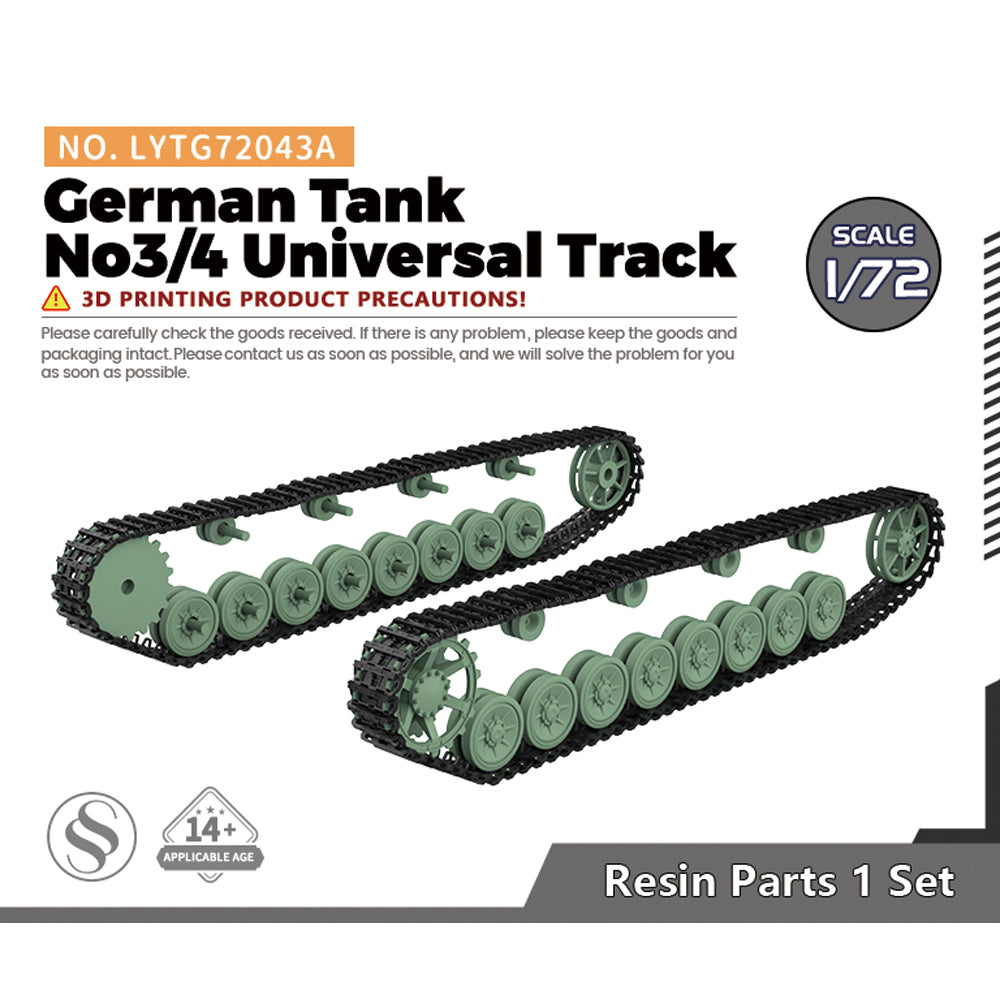 Yao's Studio LYTG043A Model Upgrades Parts German Tank III/IV Universal Track Main image