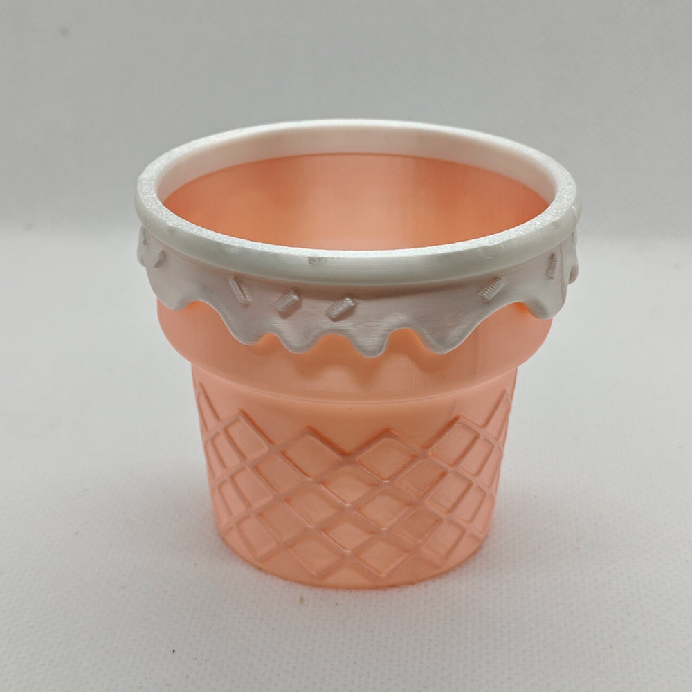 LYTP011B/E/G 1/L 1/M 1/S Ice Cream Cone Succulent Planter  Adorable Creative Ice Cream Cone Succulent Planter – Mini Cute Pot for Succulents, Fun Dessert-Themed Decor, DIY Planting Gift