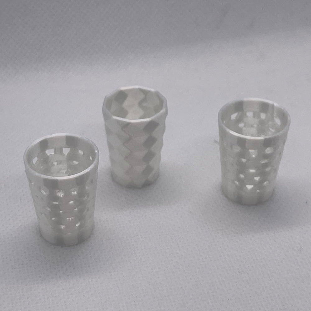 LYTP521E/F 1/12 1/6 Scale Trash Can Garbage Waste Paper Basket Lot of 3 Dollhouse Miniature Mini Diorama Decor Garden BJD Ornamental