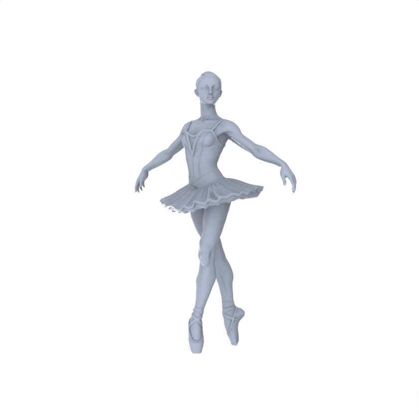 Detail view of MRY-SFW LYTR152B Modern Ballet Pose Female Single 1pc Model