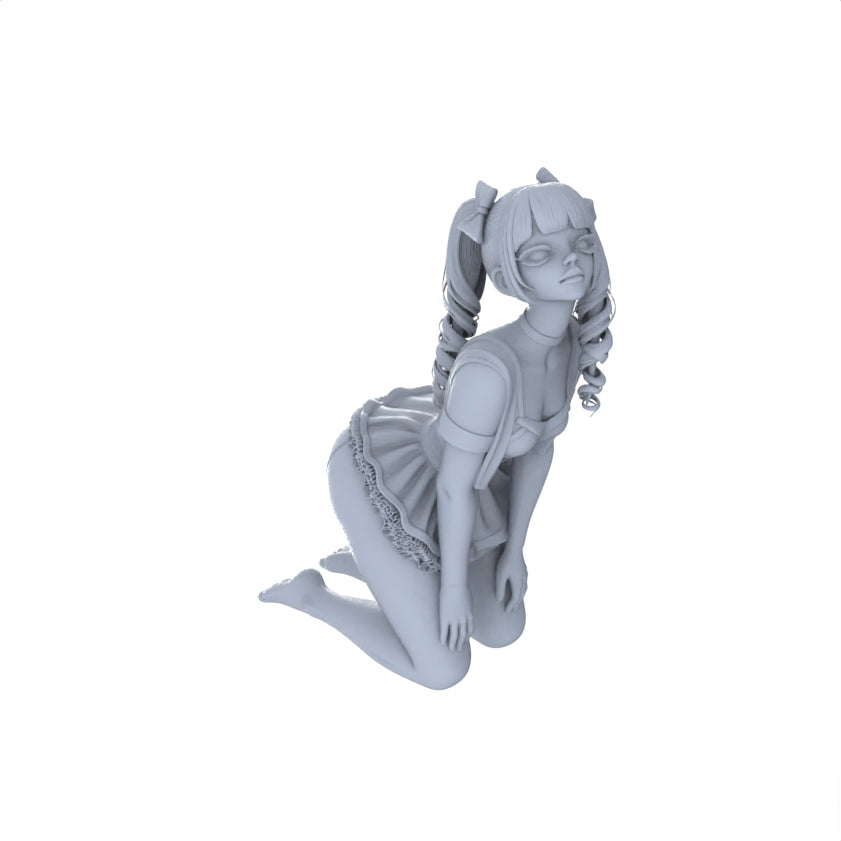 Detail view of MRY-SFW LYTR158C Modern Sweet Cool Lolita Kneeling Female Single 1pc Model
