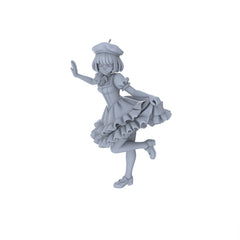 Detail view of MRY-SFW LYTR158D Modern Beret Lolita Dancing Female Single 1pc Model
