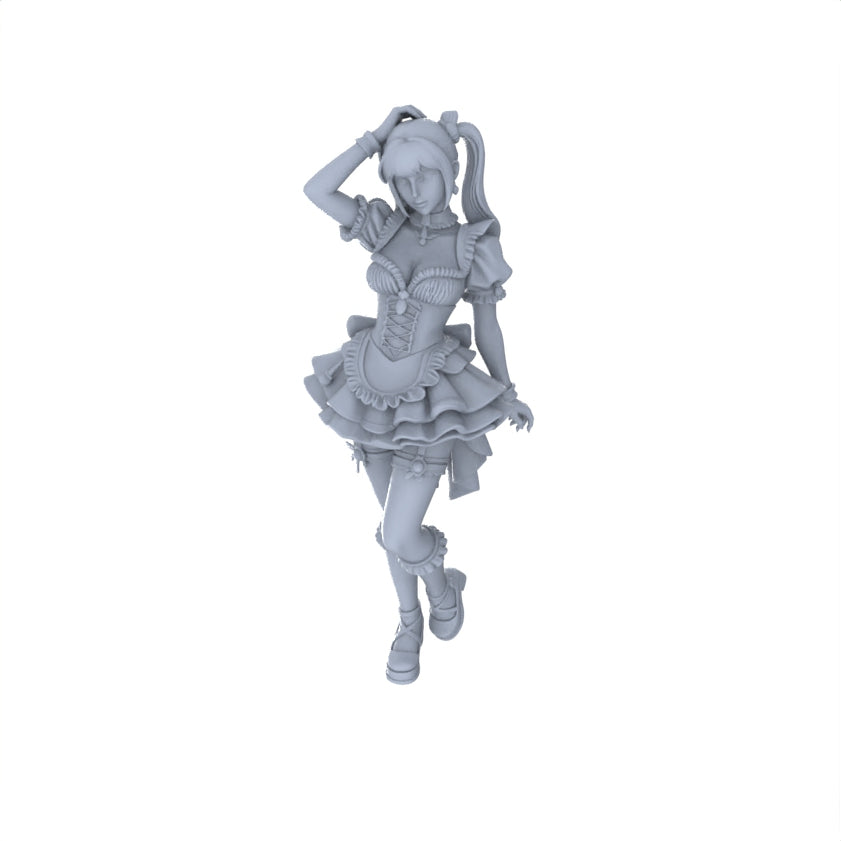 Detail view of MRY-SFW LYTR158E Modern Sweet Cool Maid Style Female Single 1pc Model