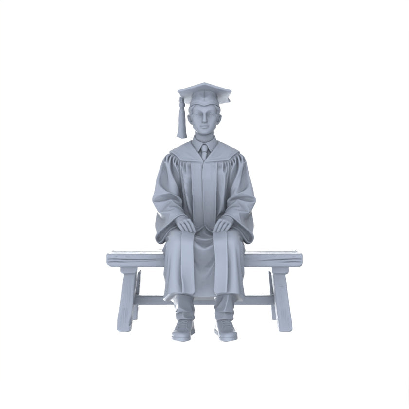 Detail view of Yao's Studio LYTR166  Nurse-styled Resin Miniature Model 5-Figure Set, Unpainted Young Girl Figures, DIY Painting Scene Decoration Miniatures Diorama Resin Figures Model