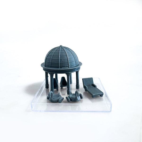 Yao's Studio LYTS048 Miniature Outdoor Leisure, Seaside Beach, Scene Display Box