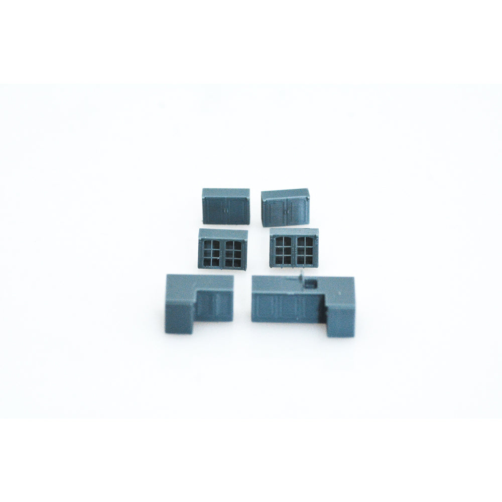 Yao's Studio LYTS001 Miniature Factory Building Military Car Railroad Track Accessory Props Diorama Scenery Kitchen Sink Cabinet Wall Mounted Storage Cabinets set Secondary image