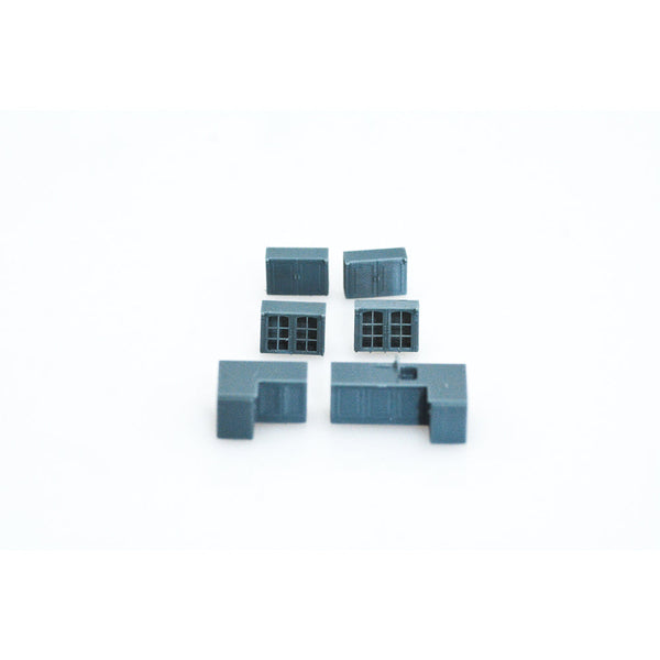 Yao's Studio LYTS001 Miniature Factory Building Military Car Railroad Track Accessory Props Diorama Scenery Kitchen Sink Cabinet Wall Mounted Storage Cabinets set