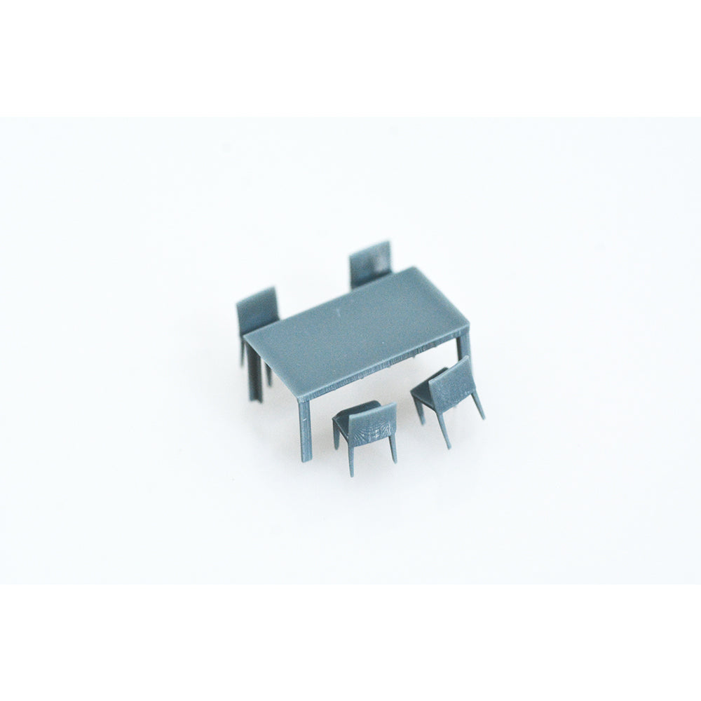Yao's Studio LYTS003 Miniature Factory Building Military Car Railroad Track Accessory Props Diorama Scenery Five-Piece Dining Set Kitchen Combination Main image
