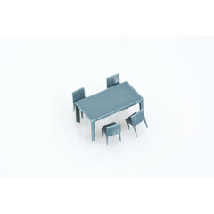 Yao's Studio LYTS003 Miniature Factory Building Military Car Railroad Track Accessory Props Diorama Scenery Five-Piece Dining Set Kitchen Combination
