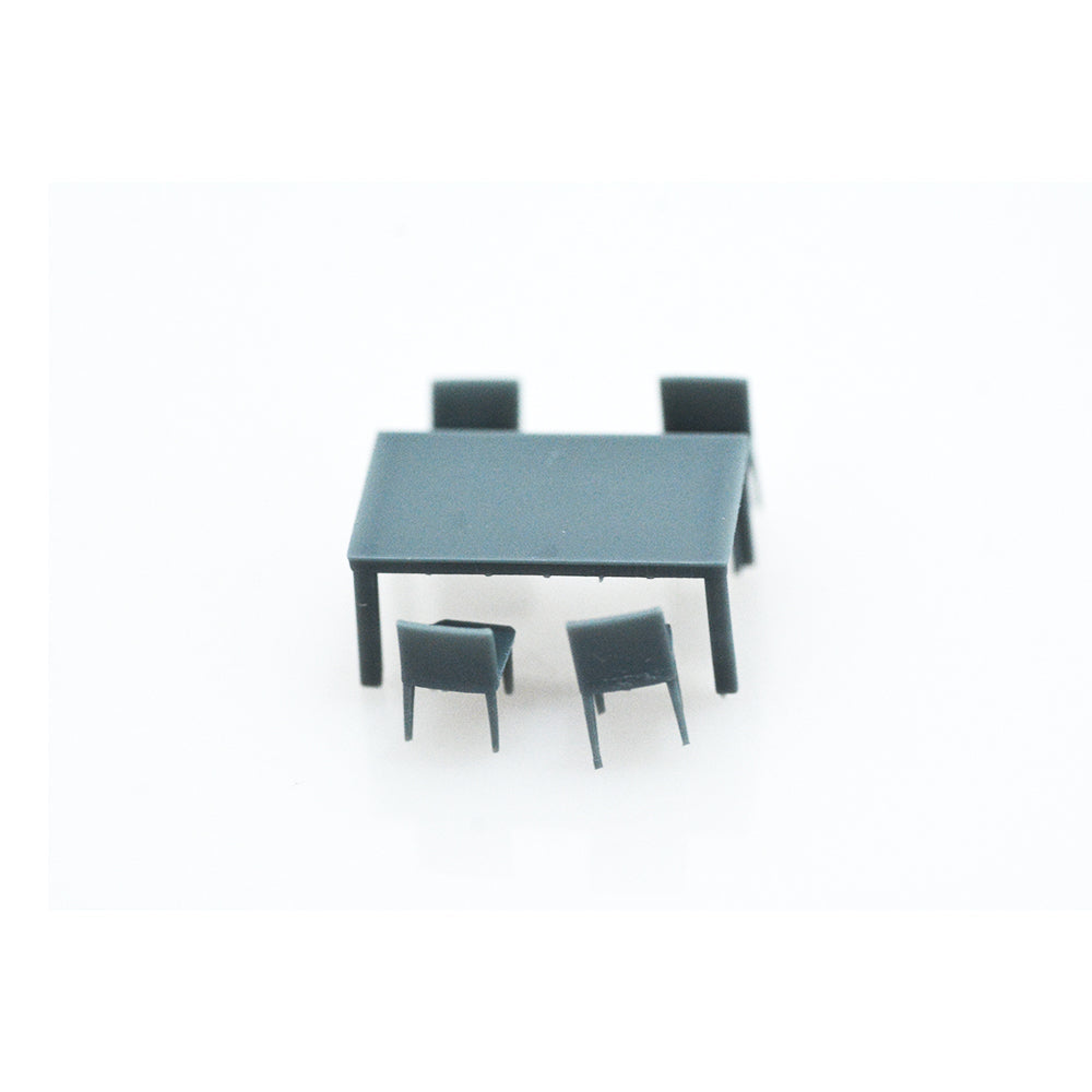 Yao's Studio LYTS003 Miniature Factory Building Military Car Railroad Track Accessory Props Diorama Scenery Five-Piece Dining Set Kitchen Combination Main image