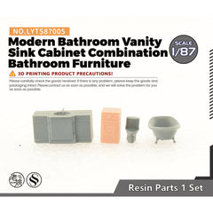 Yao's Studio LYTS005 Miniature Factory Building Military Car Railroad Track Accessory Props Diorama Scenery Modern Bathroom Vanity Sink Cabinet Combination Bathroom Furniture
