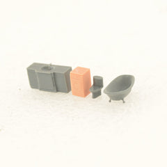 Yao's Studio LYTS005 Miniature Factory Building Military Car Railroad Track Accessory Props Diorama Scenery Modern Bathroom Vanity Sink Cabinet Combination Bathroom Furniture