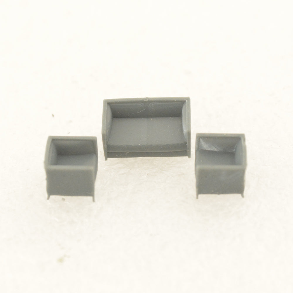 Yao's Studio LYTS008 Miniature Factory Building Military Car Railroad Track Accessory Props Diorama Scenery Office Furniture Business Sofa Secondary image