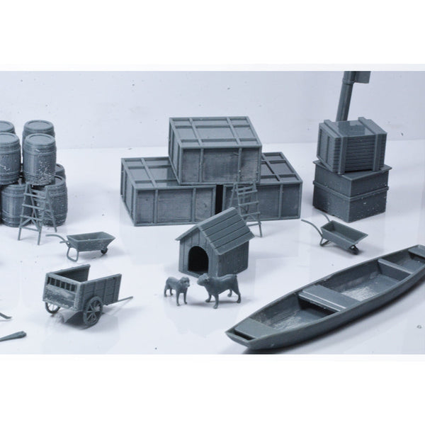 Yao's Studio LYTS035 Miniature Farm Building Set Farm Building Farm Accessories