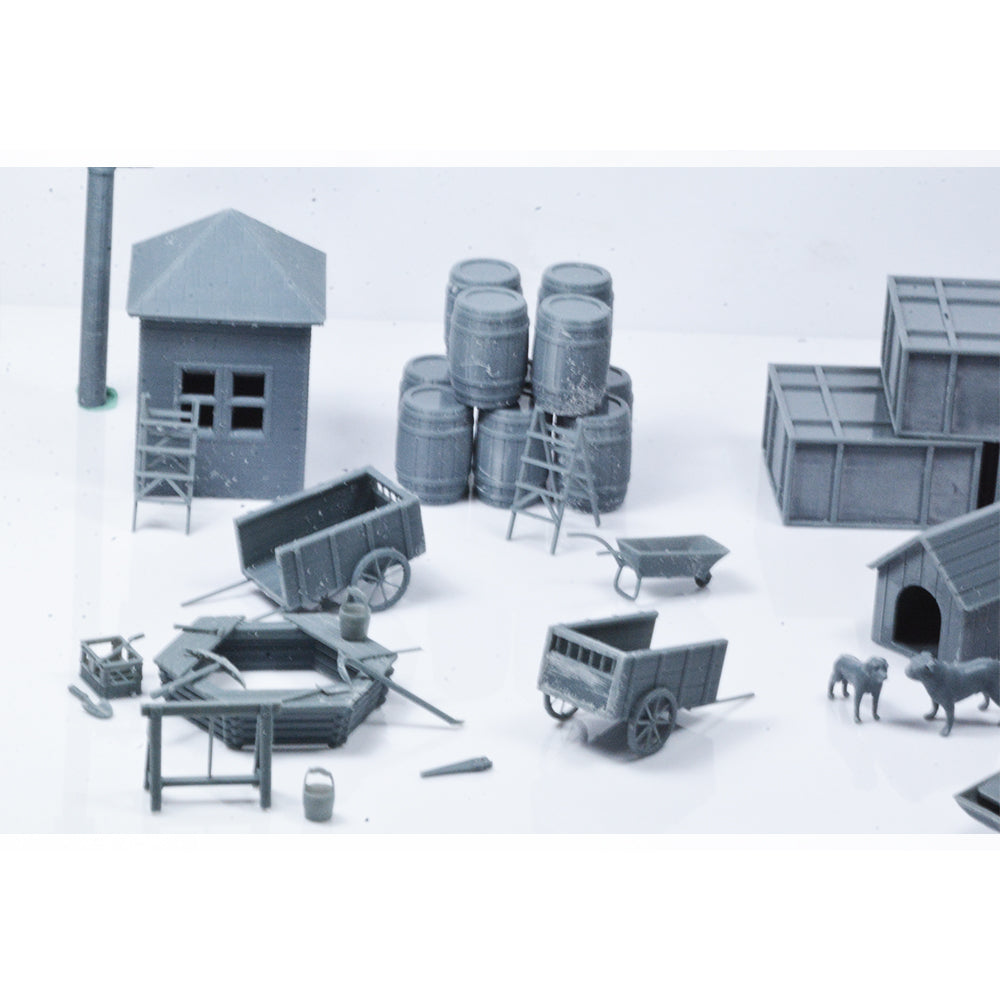 Yao's Studio LYTS035 Miniature Farm Building Set Farm Building Farm Accessories — detail view 4