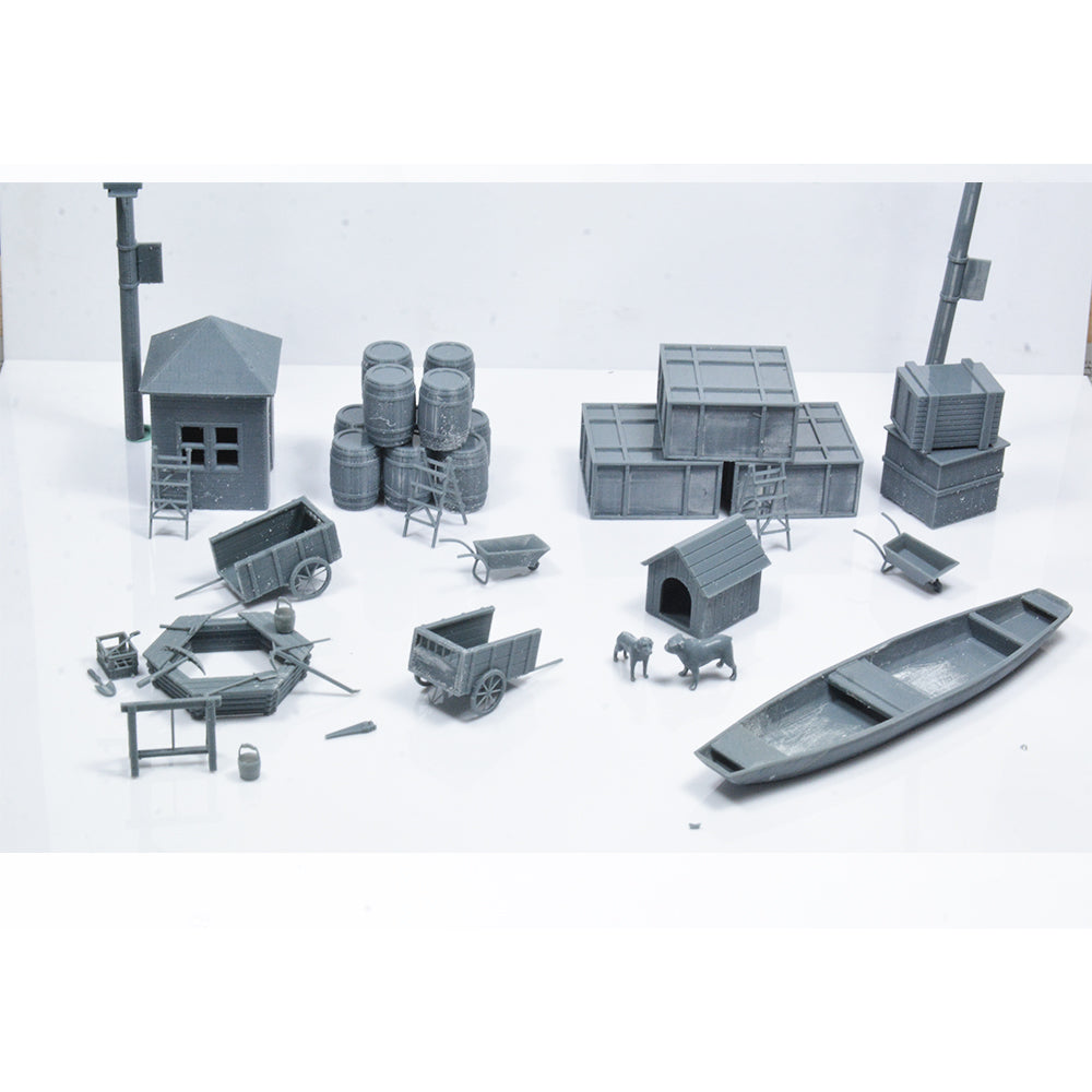 Yao's Studio LYTS035 Miniature Farm Building Set Farm Building Farm Accessories — detail view 5