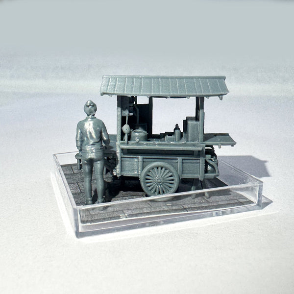 Yao's Studio LYTS050 Miniature Delicacies: Street-Side Snack Stalls, Breakfast Shops And Display Boxes For Miniature Pushcart Decorative Scenes
