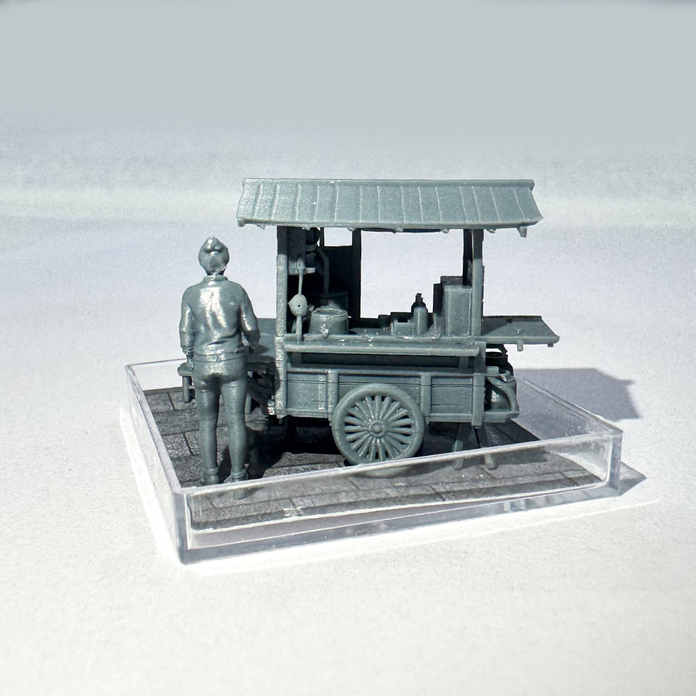 Yao's Studio LYTS050 Miniature Delicacies: Street-Side Snack Stalls, Breakfast Shops And Display Boxes For Miniature Pushcart Decorative Scenes — detail view 3