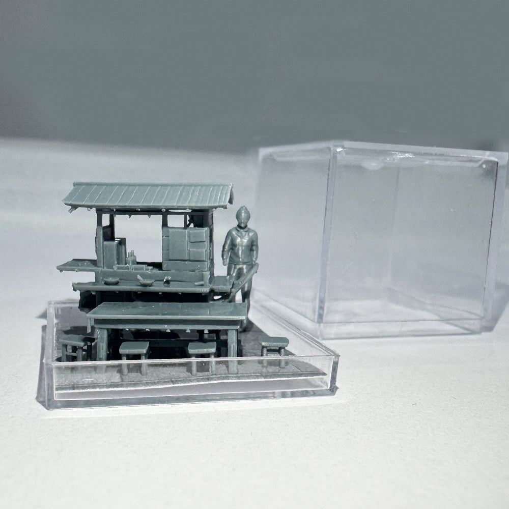 Yao's Studio LYTS050 Miniature Delicacies: Street-Side Snack Stalls, Breakfast Shops And Display Boxes For Miniature Pushcart Decorative Scenes — detail view 4