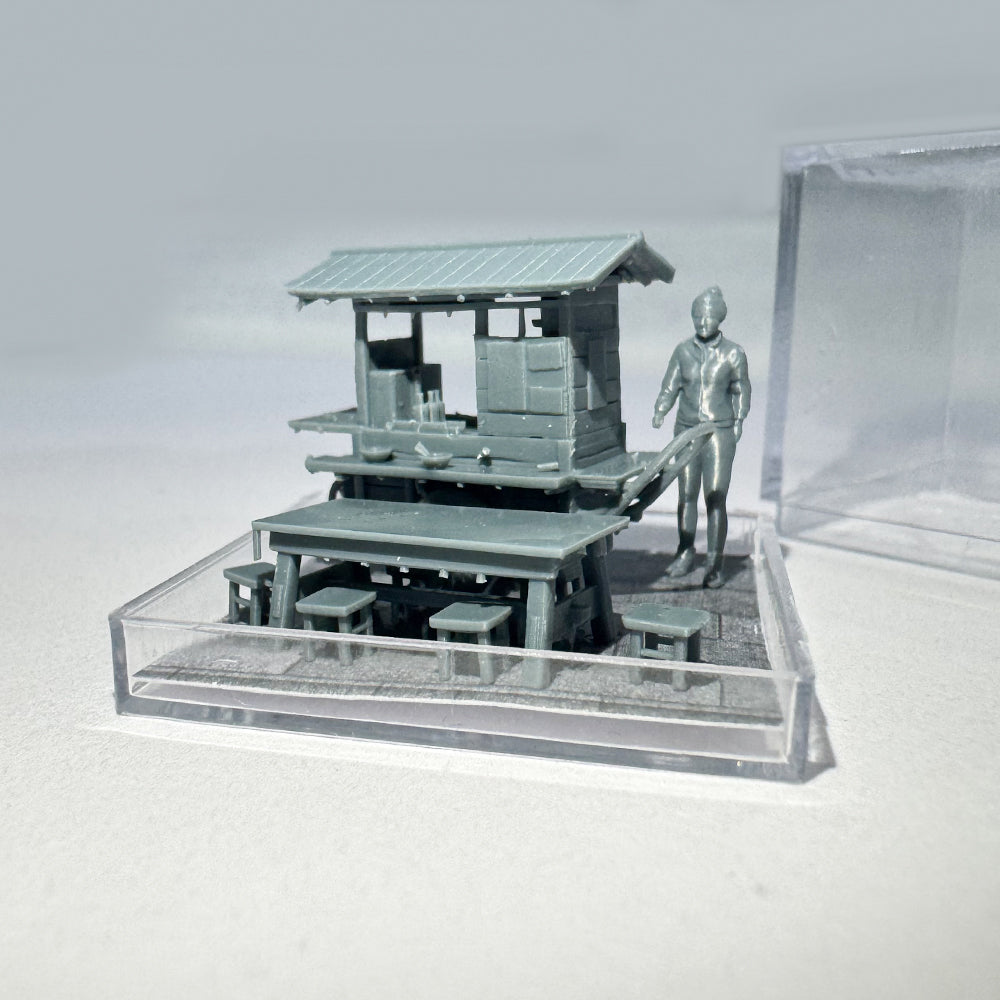 Yao's Studio LYTS050 Miniature Delicacies: Street-Side Snack Stalls, Breakfast Shops And Display Boxes For Miniature Pushcart Decorative Scenes — detail view 5