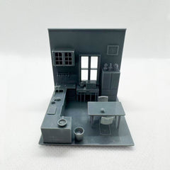 Yao's Studio LYTS012 1/S 1/L Miniature Scenes Simulated Kitchen And Dining Table Models Decorative Ornaments And Dollhouses
