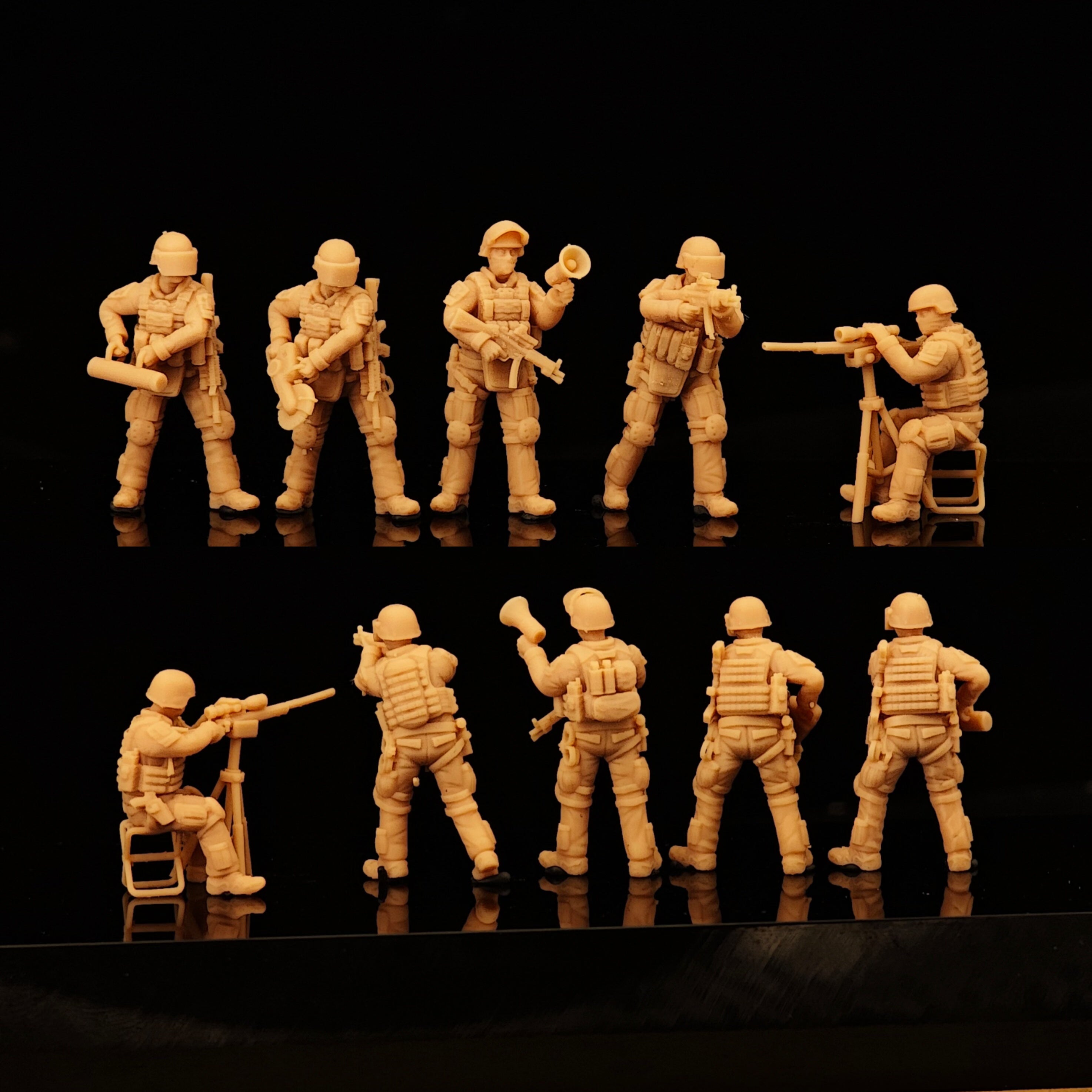 Modern US SWAT 5 people LSSNO254 1/35/48/64/72/87/100/144