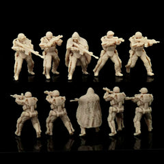 Modern exoskeleton soldier team of 5 LSSNO154 1/35/48/64/72/87/100/144