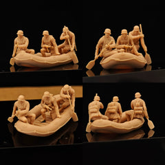 World War II River Crossing Trio (3 people per boat) LSSNO165 1/35/48/64/72/87/100/144