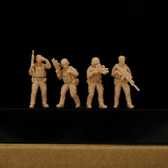 Modern French Soldier 7-Man Team  LSSNO129 1/35/48/64/72/87/100/144