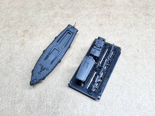SSMODEL SSMODEL  R700036 1/700 scale cargo boat within 15 meters Long pipe boat
