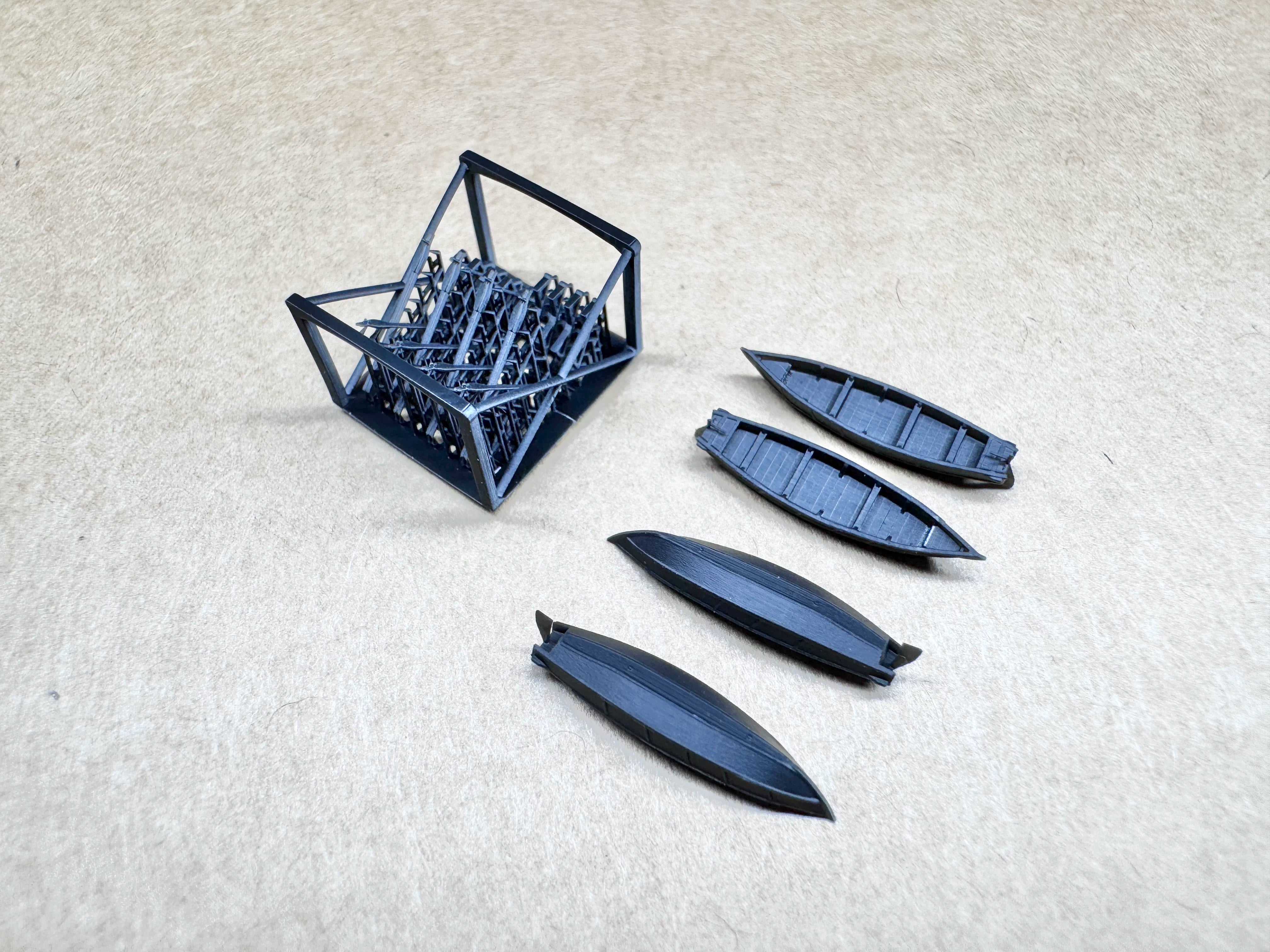 SSMODEL  R350033 1/350Proportions 6 m sampans