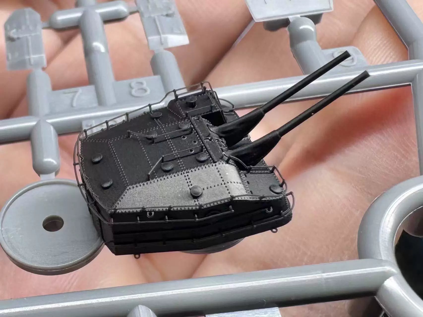 SSMODEL  R350088 1/350 scale one or two seven mm set of three
