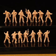 More than 7 modern gangster terrorists in work clothes LSSNO191  1/35/48/64/72/87/100/144