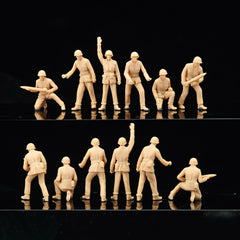 WWII US Army 105mm Artillery Corps (7 men) LSSNO159 1/35/48/64/72/87/100/144