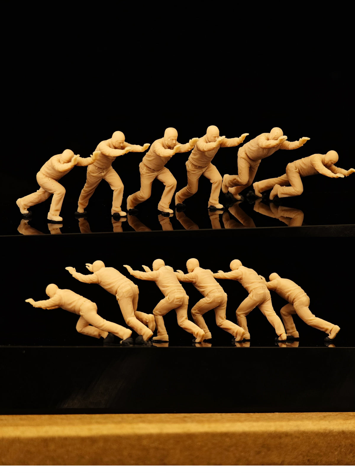 World War II US Navy aircraft carrier ground crew (6 men)  LSSNO301 1/35/48/64/72/87/100/144