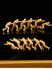 World War II US Navy aircraft carrier ground crew (6 men)  LSSNO301 1/35/48/64/72/87/100/144