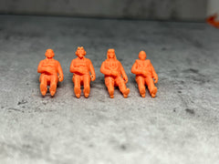 World War II pilots (4 men) LSSNO84 1/35/48/64/72/87/100/144