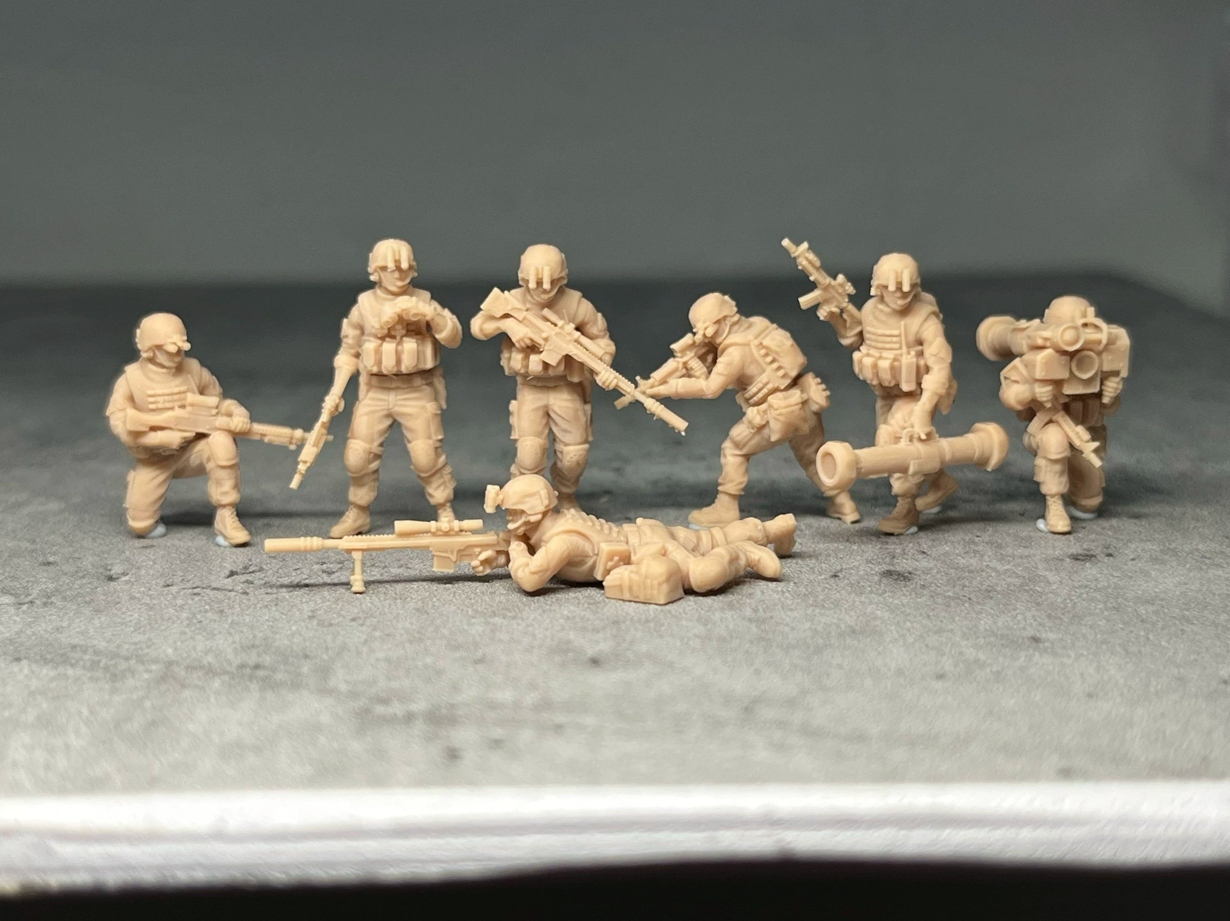 Modern US Airborne 8-man team LSSNO52 1/35/48/64/72/87/100/144