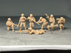 Modern US Airborne 8-man team LSSNO52 1/35/48/64/72/87/100/144