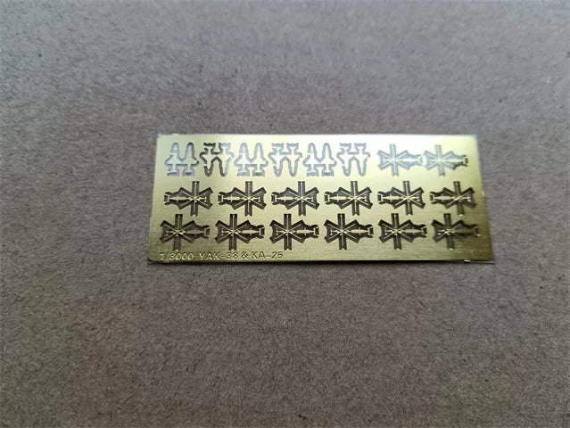 SSMODEL WM34008 — Soviet Aircraft Carrier: Early Carrier-Based Aircraft (1/3000 Scale) — Photo-Etched Parts Main image
