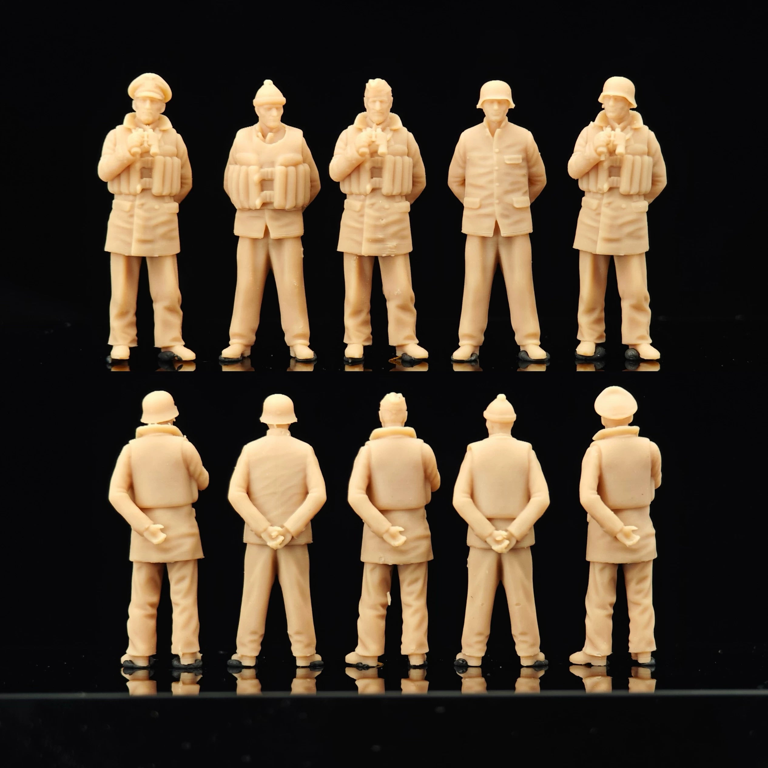 World War II D Navy 5-man group LSSNO163 1/35/48/64/72/87/100/144