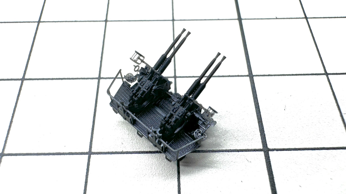 SSMODEL M350001 350 scale Bofors quadruple early stage — detail view 4